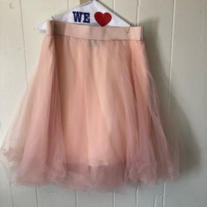 Pink tulle skirt